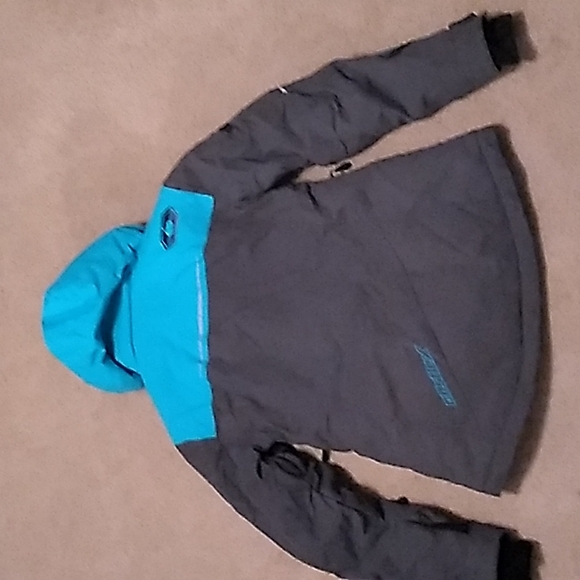 Women's NWT CastleX winter snowmobile jacket grey/bright teal size S PRICE FIRM - Picture 16 of 16